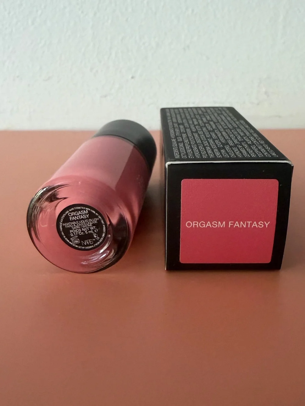 NARS Insatiable Liquid Blush — Orgasm Fantasy (peachy pink)new 5ml